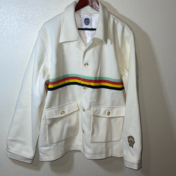 ROUND TWO X LRG HERITAGE H.B. STRIPE COAT - Picture 1 of 3